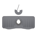 Maxbell Faucet Absorbent Mat Easy to Use Machine Washable Reuseable Soft Durable grey