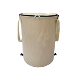 Maxbell Garden Waste Leaves Container Hardshell Bottom Laundry Bag for Fishing Beige