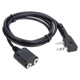 Maxbell Extension Cord Cable for Walkie Talkie K Type Professional for UV-5R 888S