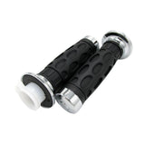 Maxbell Rubber Race Motorcycle Handlebar Grip Black 7/8" 22mm Grips Pairs Rubber