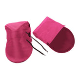 Maxbell 2x Summer Motorcycle Handlebar Muffs Waterproof Easy Installation Hand Muffs Rose Red