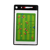 Maxbell Double Sided Coaches Board Basketball Soccer Strategy Board Training Aid Soccer