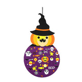 Maxbell DIY Halloween Felt Pumpkin Witch Decoration Hanging Decor Set for Kids