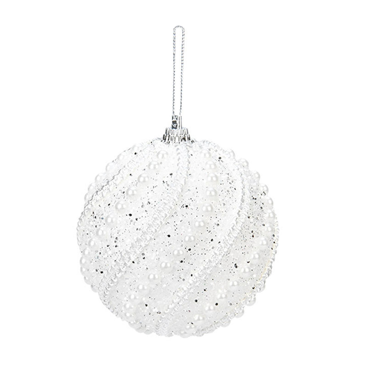 Maxbell Hanging Christmas Tree Pendant Balls Ornament Decor Wedding Accessories White
