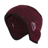 Maxbell Cycling Hat Skull Caps Thermal for Bike Snowmobile Cold Weather Dark Red