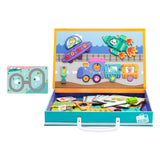 Maxbell Cartoon Magnetic Puzzles Kids Toddler Intellectual Toys Gifts Traffic