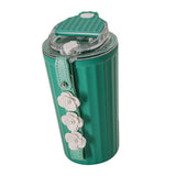 Maxbell Stainless Steel Insulated Travel Mug with Tea Infuser Reusable for Travel Green