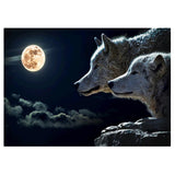 Maxbell 1set Crystal/Rhinestone/Diamond Painting Picture with Kit Wolf
