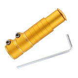 Maxbell Bike Fork Shaft Extender Bike Handlebar Height Adapter for Mountain Bike Aureate 13cmx3.5cm