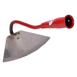 Maxbell Hoe Garden Hoe Gardening Hand Tool Steel for Weeding Soil Loosening Seeding Triangle Red