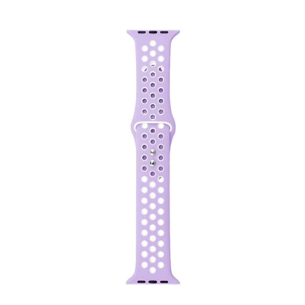Maxbell Apple 1234 Universal Sports Double-button Silicone Gel Watchband 6