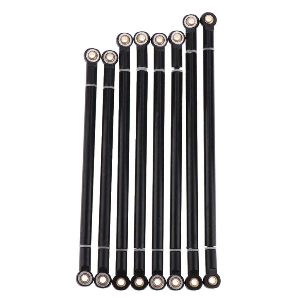 Max 8 Pack Steering Link Rods for 1/10 Axial SCX10 RC Crawler 313mm Wheelbase