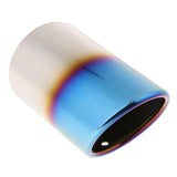 Max Maxb Stainless Steel Muffler Exhaust Pipe Tail Tip for Duke of Teana 08-18 Blue