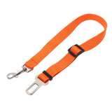 Maxbell Adjustable Pet Cat Dog Car Seat Belt Nylon Leash For Pet Dog Cat Orange