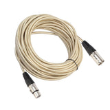Maxbell XLR Male to Female Microphone Cable  for Guitar Amplifier Luxury Gold 1000cm