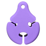 Maxbell Fishing Pole Binding Clip Comfortable Outdoor Fishing Fishing Rod Fixed Ball Violet