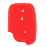 Maxbell Silicone Remote Key Fob Case Cover Fit For Lexus IS460 300 250 GX460 Red