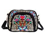 Max Embroidery Travel Shoulder Bag Double Faced Flower Handmade Women Bags #9