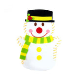 Maxbell Snow Man Nonwoven Hand Puppets DIY Set Puppet Christmas Story Telling Toys