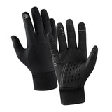 Maxbell Men Winter Touch Screen Comfortable Full Finger for Biking Outdoor Black Medium