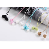Maxbell 3.5mm Stereo In-Ear Earphone Headset Headphone For Samsung Black
