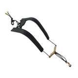 Maxbell Sax Harness Saxophone Strap Adults and Children Sax Bass Tenor Alto Black