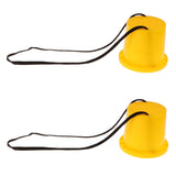 Maxbell 1 Pair Jumping Stilts Walk Stilt Jump Kids Outdoor Fun Sports Toy Yellow #2