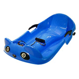 Maxbell Kids Snow Sled Sledge Grass Sand Sliding Downhill Sleigh Girls Gift Blue