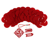 Maxbell red floral lantern DIY kits Non-woven fabric crafts handcrafts flower