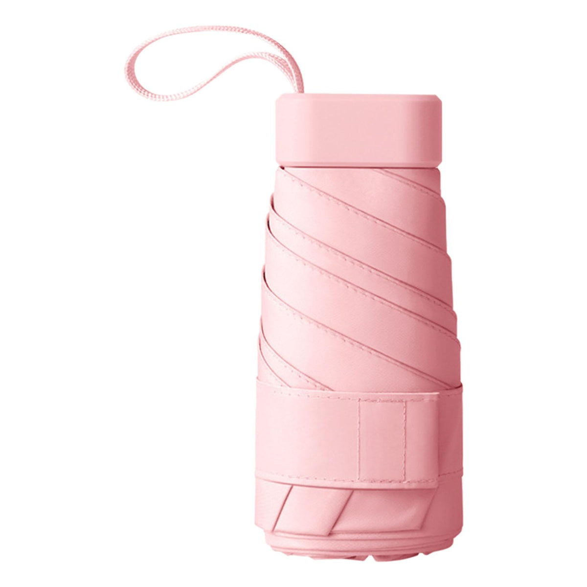 Maxbell Mini Sunny and Rainy Umbrella Wind Resistance for Outdoor Travel  Pink