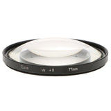 Max Close-Up +8 Macro Close Up Optical Lens Filter for DSLR Digital Cameras 77mm