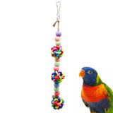 Maxbell Bird Parrot Toys Hanging Bell Pet Bird Cage Hammock Swing Toy Type 4