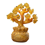 Maxbell Feng Shui Money Tree Tabletop Ornament for Indoor Spring Festival Decoration L StyleC