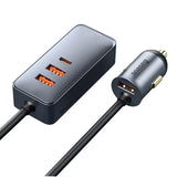 Maxbell Car Charger 4x30W 4 Ports 120W USB Type-C Quick Charge for Mobilephone 2U+2C