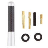 Max Maxb Short Stubby Car Auto Antenna AM/FM Radio Aerial Mast Screw Type White