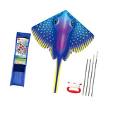 Maxbell Huge Kite Easy to Fly Stable Outdoor Fly Kite Game for Beach Festival Travel A