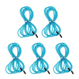 Max Replacement Jump Rope Cord Skipping Speed Rope Cable with End Caps Blue
