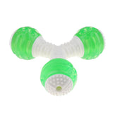 Max Cute Pet Cat Puppy Rubber Chewing Squeaker Squeaky Sound Dog Play Toy Green