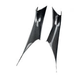 Maxbell Inside Door Handle Trims Panel Cover for BMW 5 Series G30 G38 2018-2023 Carbon Fiber Pattern