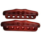 Maxbell Snooker Pool Cue Rack Rod Organizer Wooden Storage Wall Mounted Table Sticks
