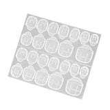 Maxbell Double-side Adhesive Sticker Transparent Nail Glue Art Decoration Tool 24pcs