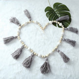 Max Maxb Wooden Beaded Tassel Pendant Mosquito Net Wall Hanging Ornament Craft #1