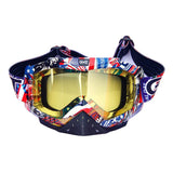 Max Motorcycle Windproof Anti-Fog Goggles Skiing Snowboard Glasses Color 9