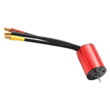 Maxbell 12 Slot RC Brushless Motor Durable 2435 Motor for 1/16 Scale Car Model Truck 4800kv