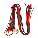 Max Maxb 12pcs 27mm Piezo Disc Elements with 48cm Leads Guitar Pickup Accessories