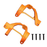 Maxbell 2Pcs RC Car Front Shock Towers Brackets Accessories for Axial SCX6 DIY Accs Orange