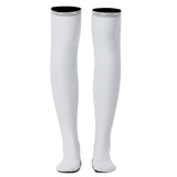 Maxbell Diving Long Socks Sun Protection Anti-Slip Over Knee Stockings White L