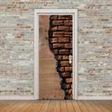 Maxbell 3D Self Adhesive Door Wall Fridge Sticker Mural Scene Home Decor Decal #11
