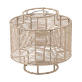 Maxbell Pendant Lamp Shade Decoration Woven for Bedroom Dining Room Living Room 23cmx22cm