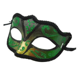 Maxbell Ladies Mardi Gras Masquerade Mask for Party Dress Cosplay Costume Green